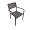 Muebles al aire libre de Seat los 83.5cm del jardín del metal de la silla plástica de la pila
